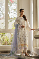 Deepak Perwani - Ktd4129 - Bamber Silk & Cotton Net - 3 Piece - Unstitch